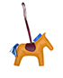 Hermes Milo Grigri Rodeo Horse Bag Charm, back view